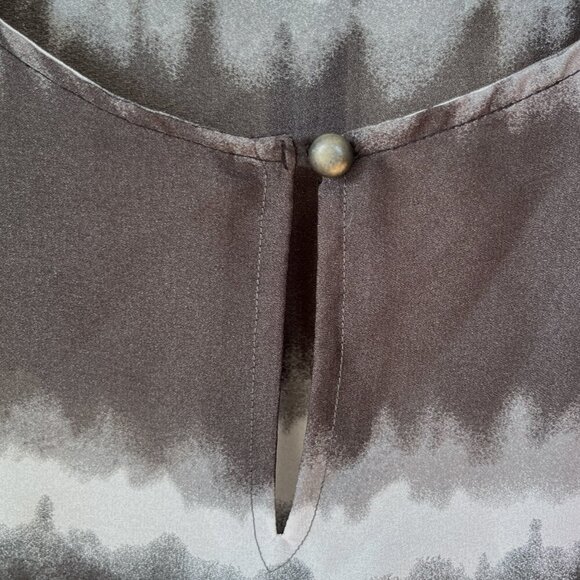 Converse One Star Womens Sheer Top Size M Black Tie Dye Punk Grunge Emo Rocker - Picture 3 of 8